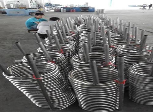 stainless steel tubing coil